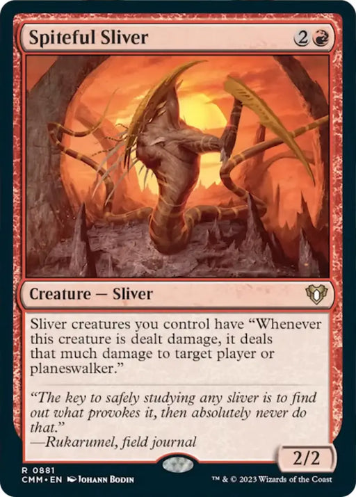 Spiteful Sliver [Commander Masters] - MTG Single