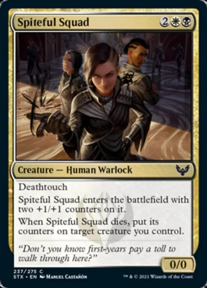 Spiteful Squad [Strixhaven: School of Mages] - MTG Single