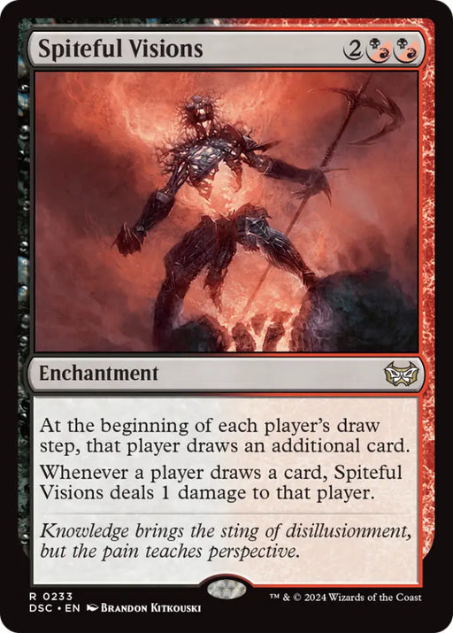 Spiteful Visions [Duskmourn: House of Horror Commander] - MTG Single