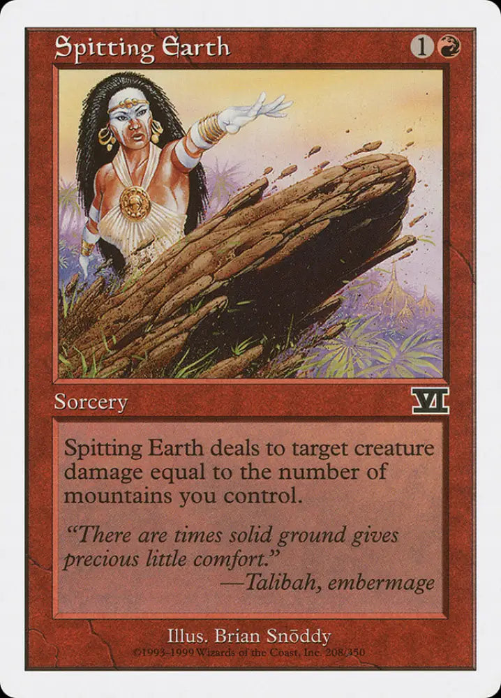 Spitting Earth [Classic Sixth Edition] - MTG Single