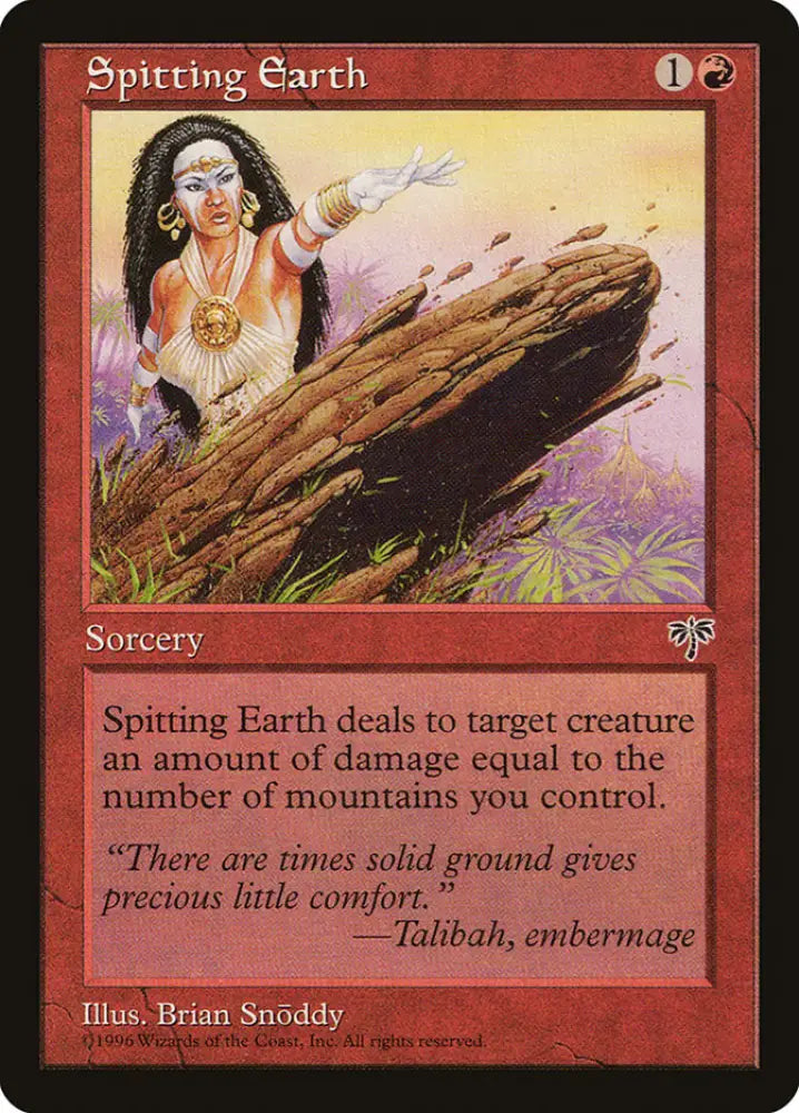 Spitting Earth [Mirage] - MTG Single