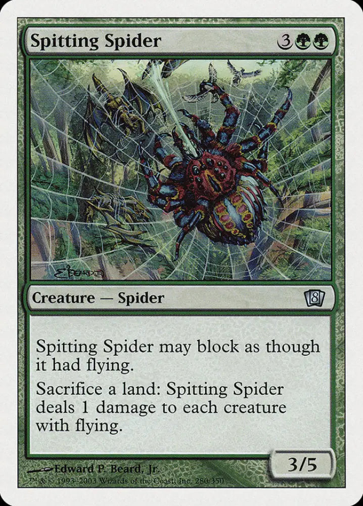 Spitting Spider (280) [Eighth Edition] - MTG Single