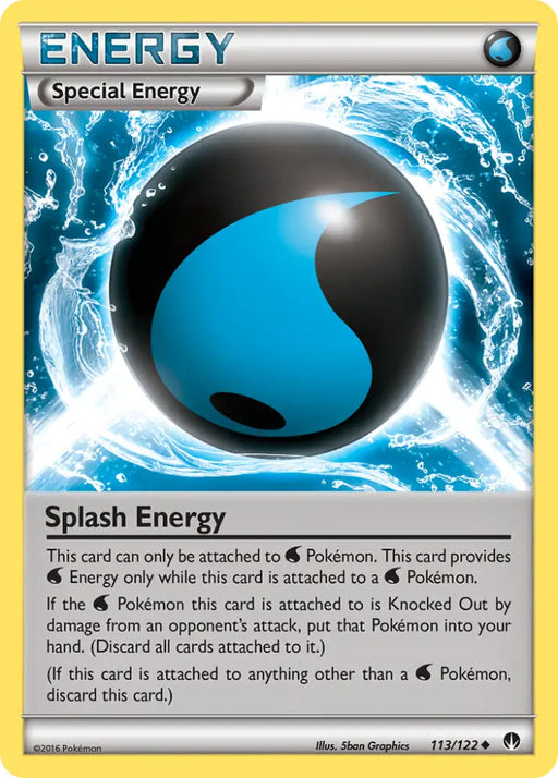 Splash Energy (113/122) [XY: BREAKpoint] - Pokemon Single