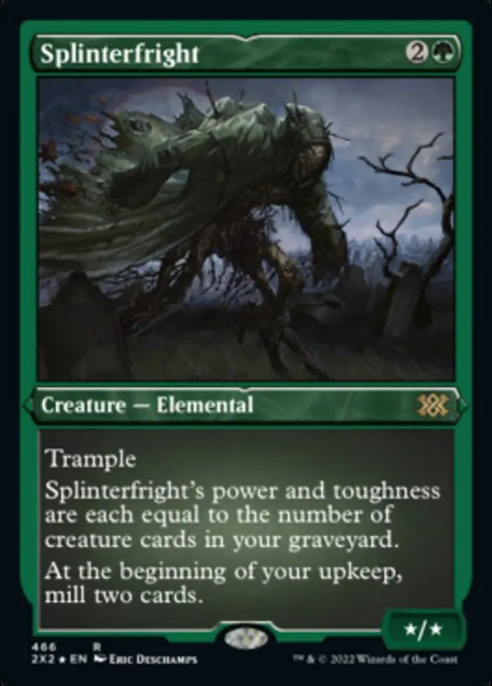 Splinterfright (Foil Etched) [Double Masters 2022] - MTG Single