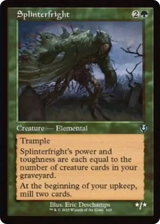 Splinterfright (Retro Frame) [Innistrad Remastered] - MTG Single