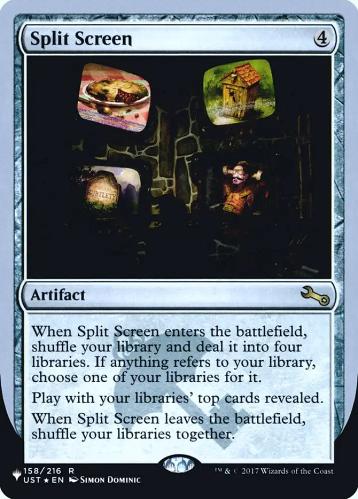Split Screen (Unfinity Foil Edition) [The List] - MTG Single