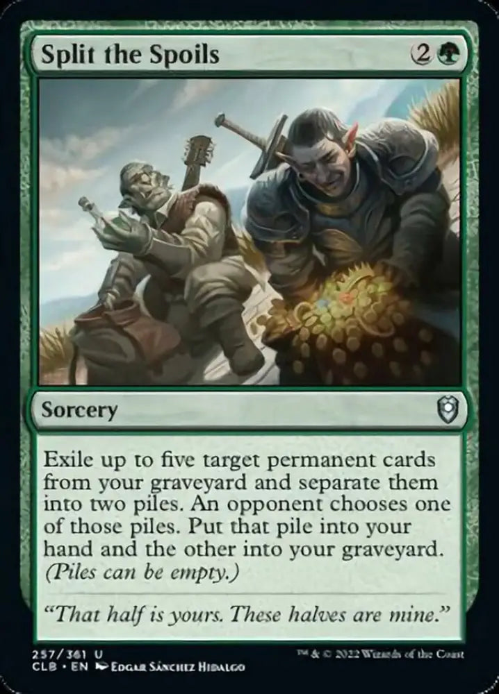 Split the Spoils [Commander Legends: Battle for Baldur’s Gate] - MTG Single