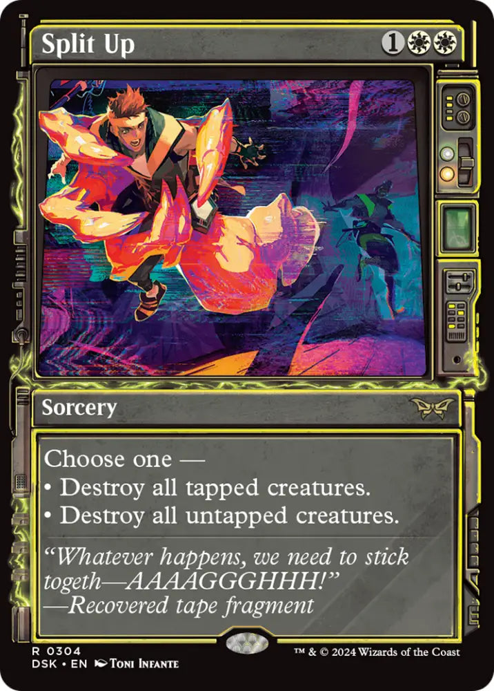Split Up (Showcase) [Duskmourn: House of Horror] - MTG Single