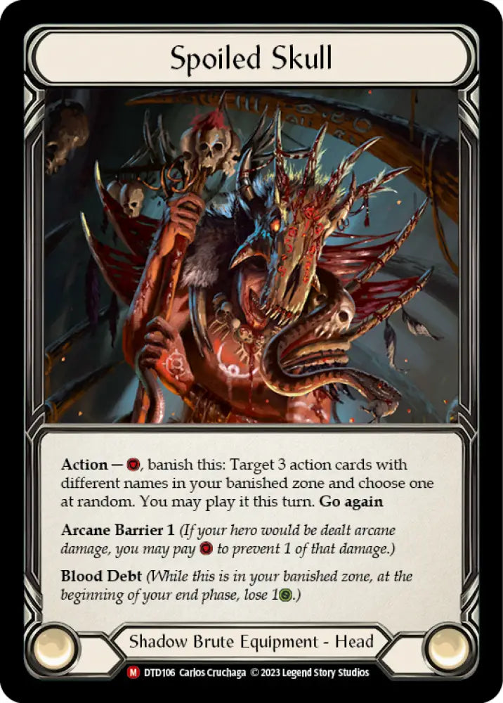 Spoiled Skull [Dusk Till Dawn] - Flesh And Blood Single