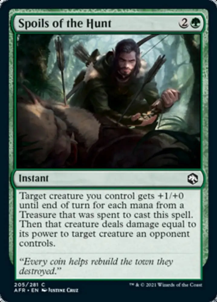 Spoils of the Hunt [Dungeons & Dragons: Adventures in the Forgotten Realms] - MTG Single