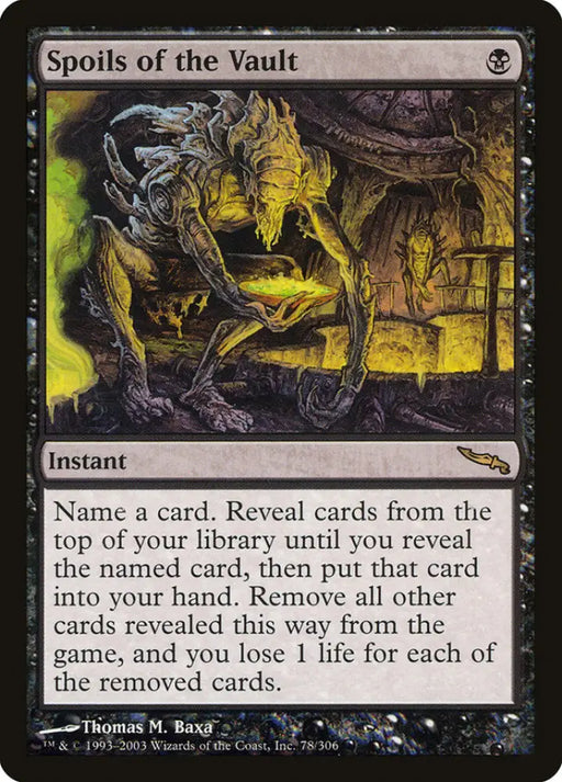 Spoils of the Vault [Mirrodin] - MTG Single