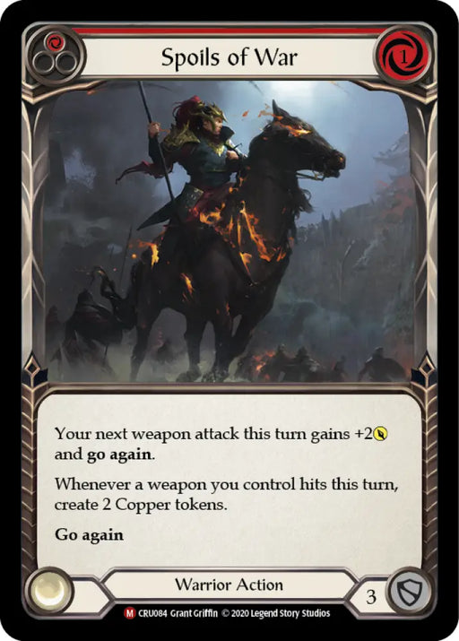 Spoils of War [Crucible of War 1st Edition] 1st Edition Rainbow Foil - Flesh And Blood Single