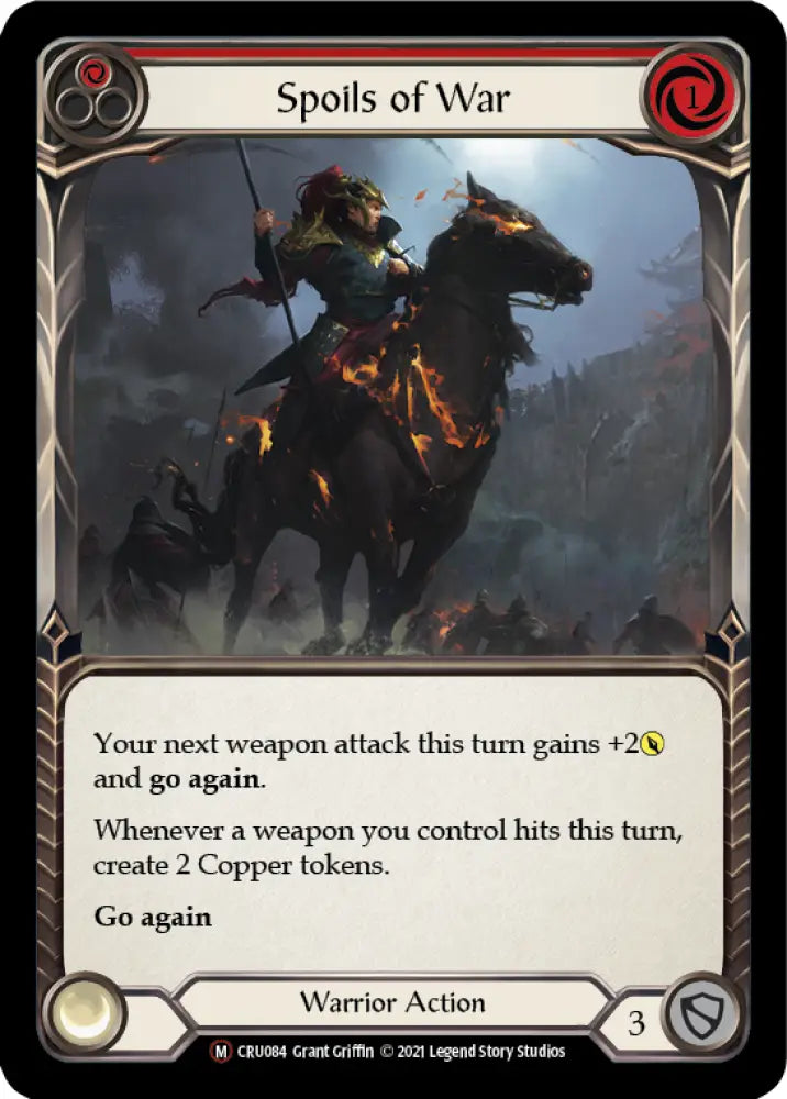 Spoils of War [Crucible of War Unlimited] Unlimited Rainbow Foil - Flesh And Blood Single