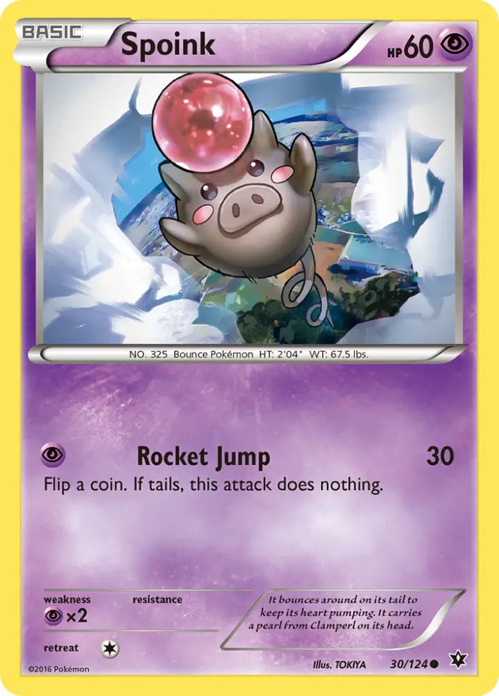 Spoink (30/124) [XY: Fates Collide] - Pokemon Single