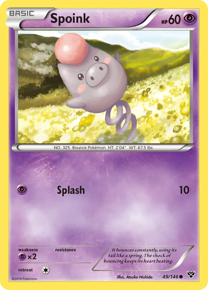 Spoink (49/146) [XY: Base Set] - Pokemon Single