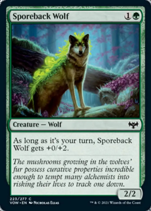 Sporeback Wolf [Innistrad: Crimson Vow] - MTG Single