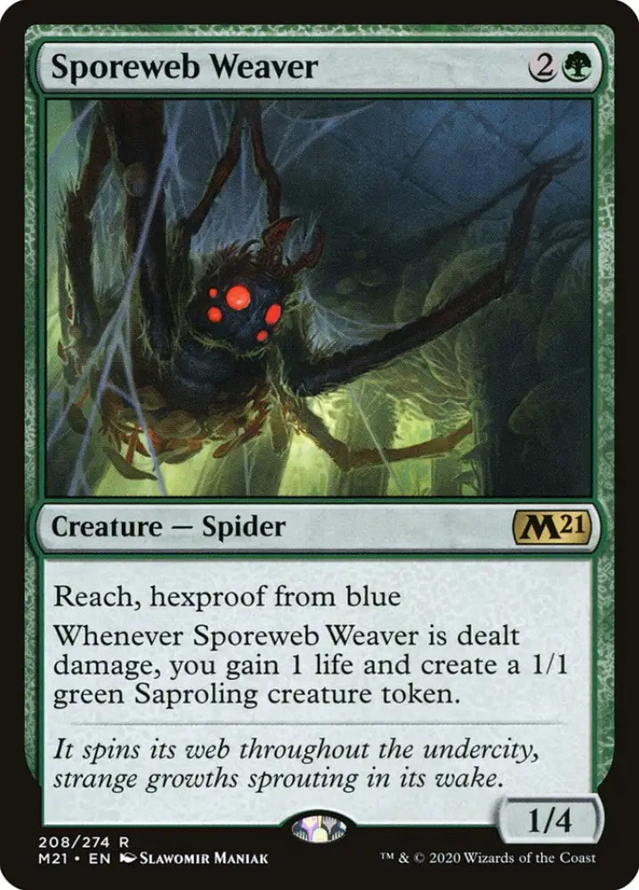 Sporeweb Weaver [Core Set 2021] - MTG Single