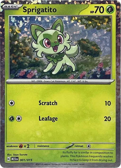 Sprigatito (001/015) [McDonald’s Promos: 2023 Collection] - Pokemon Single