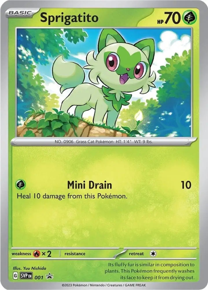 Sprigatito (001) [Scarlet & Violet: Black Star Promos] - Pokemon Single
