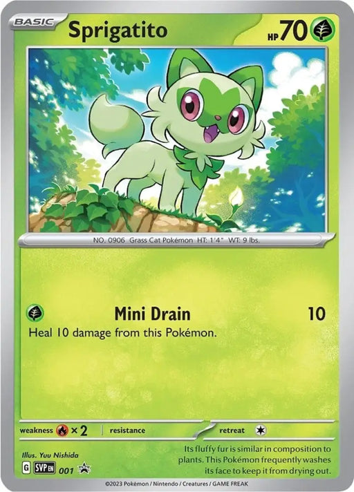 Sprigatito (001) [Scarlet & Violet: Black Star Promos] - Pokemon Single