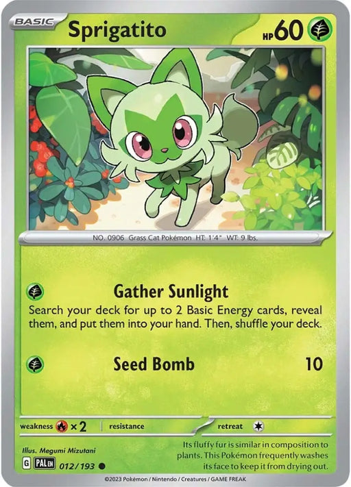 Sprigatito (012/193) [Scarlet & Violet: Paldea Evolved] - Pokemon Single