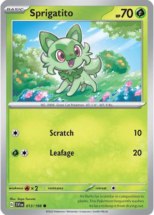 Sprigatito (013/198) [Scarlet & Violet: Base Set] - Pokemon Single