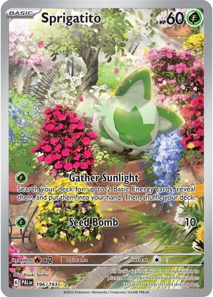 Sprigatito (196/193) [Scarlet & Violet: Paldea Evolved] - Pokemon Single