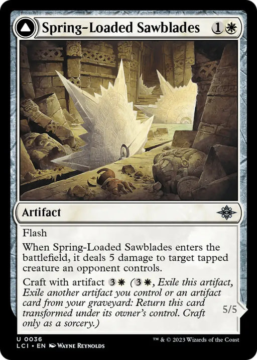 Spring-Loaded Sawblades // Bladewheel Chariot [The Lost Caverns of Ixalan] - MTG Single