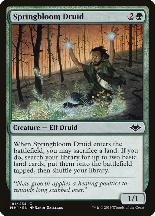 Springbloom Druid [Modern Horizons] - MTG Single