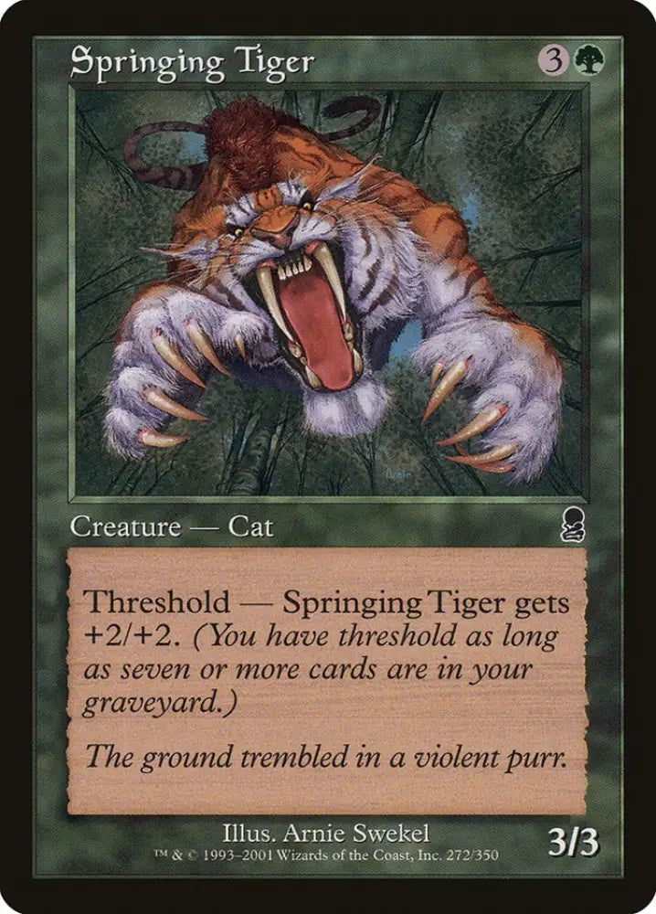 Springing Tiger [Odyssey] - MTG Single