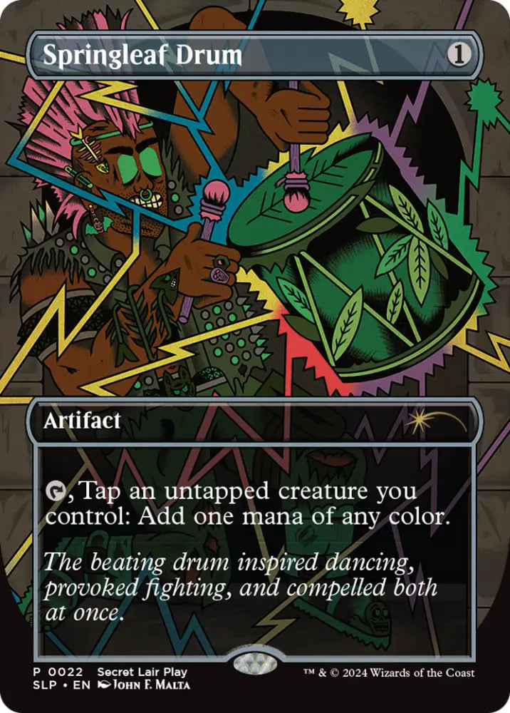 Springleaf Drum [Secret Lair Showdown] - MTG Single