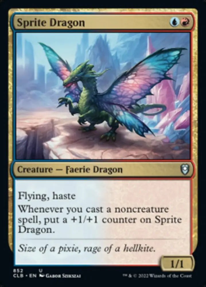 Sprite Dragon [Commander Legends: Battle for Baldur’s Gate] - MTG Single