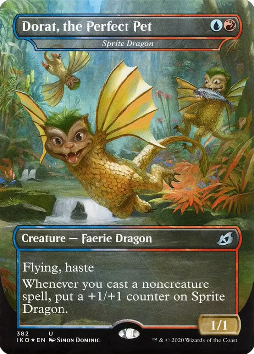 Sprite Dragon - Dorat the Perfect Pet (Godzilla Series) [Ikoria: Lair of Behemoths] - MTG Single