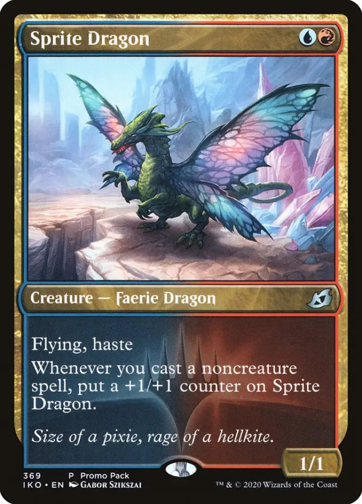 Sprite Dragon (Promo Pack) [Ikoria: Lair of Behemoths Promos] - MTG Single
