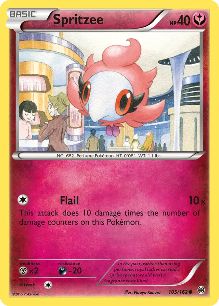 Spritzee (105/162) [XY: BREAKthrough] - Pokemon Single