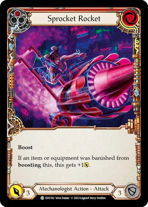 Sprocket Rocket (Red) [Bright Lights] Rainbow Foil - Flesh And Blood Single