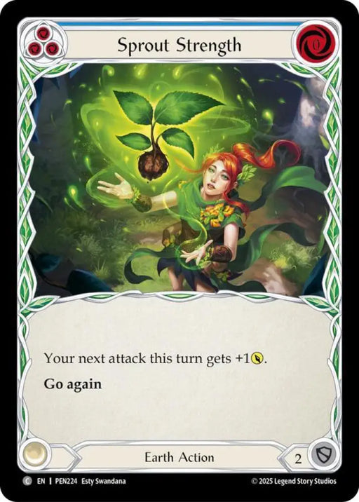 Sprout Strength (Blue) (PEN224) [Compendium of Rathe]