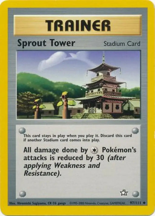 Sprout Tower (97/111) [Neo Genesis Unlimited] - Pokemon Single