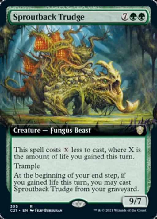 Sproutback Trudge (Extended Art) [Commander 2021] - MTG Single