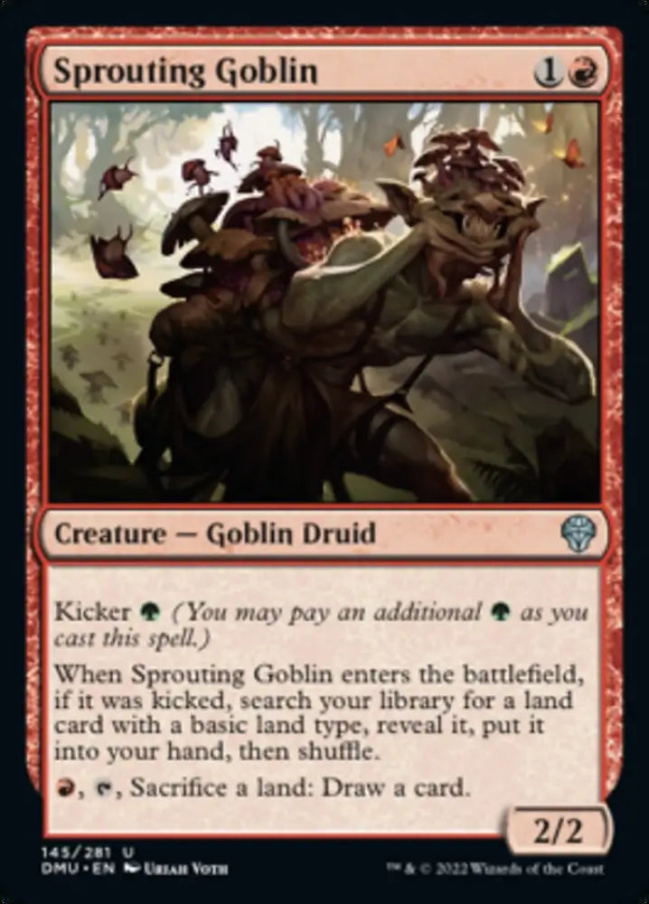 Sprouting Goblin [Dominaria United] - MTG Single