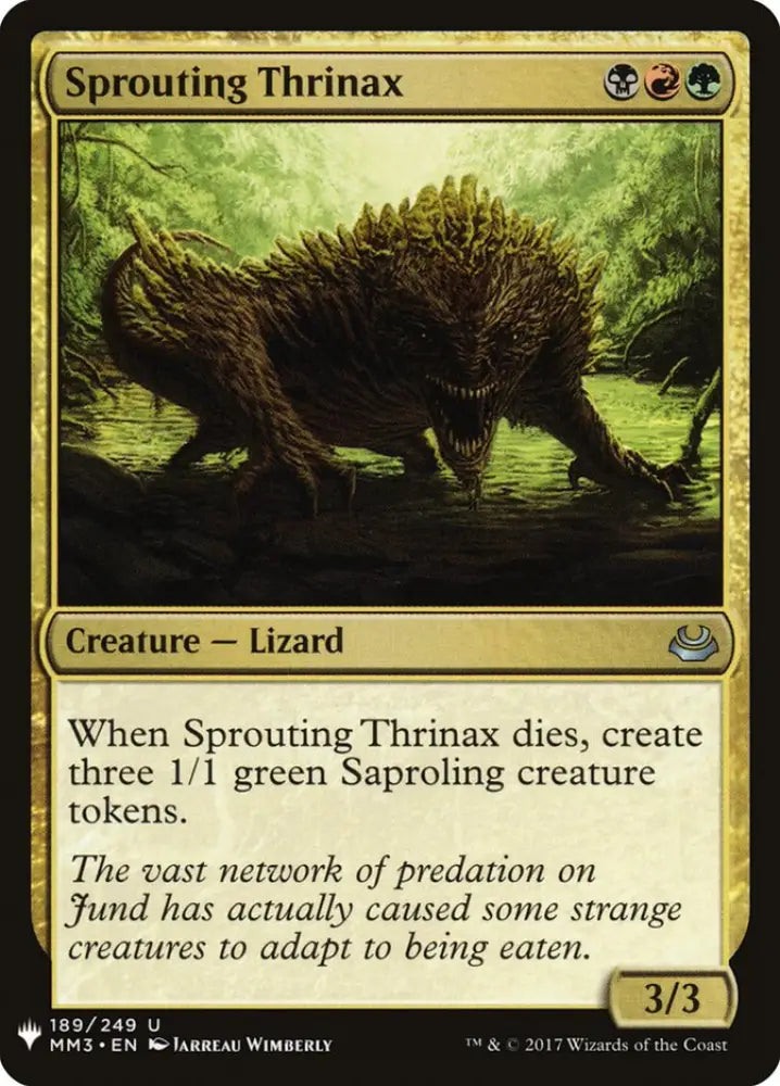 Sprouting Thrinax [Mystery Booster] - MTG Single