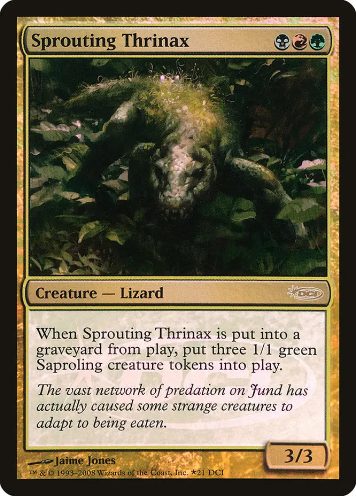 Sprouting Thrinax [Wizards Play Network 2008] - MTG Single