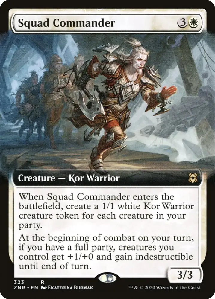 Squad Commander (Extended Art) [Zendikar Rising] - MTG Single