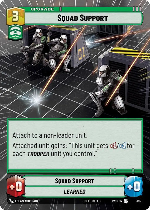 Squad Support (Hyperspace) (392) [Twilight of the Republic] - Star Wars: Unlimited Single