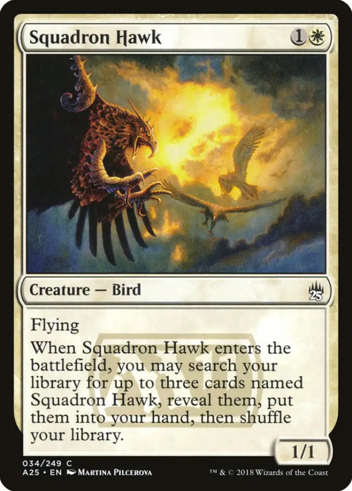 Squadron Hawk [Masters 25] - MTG Single