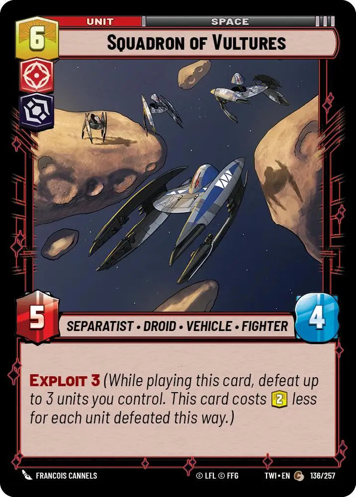 Squadron of Vultures (136/257) [Twilight of the Republic] - Star Wars: Unlimited Single