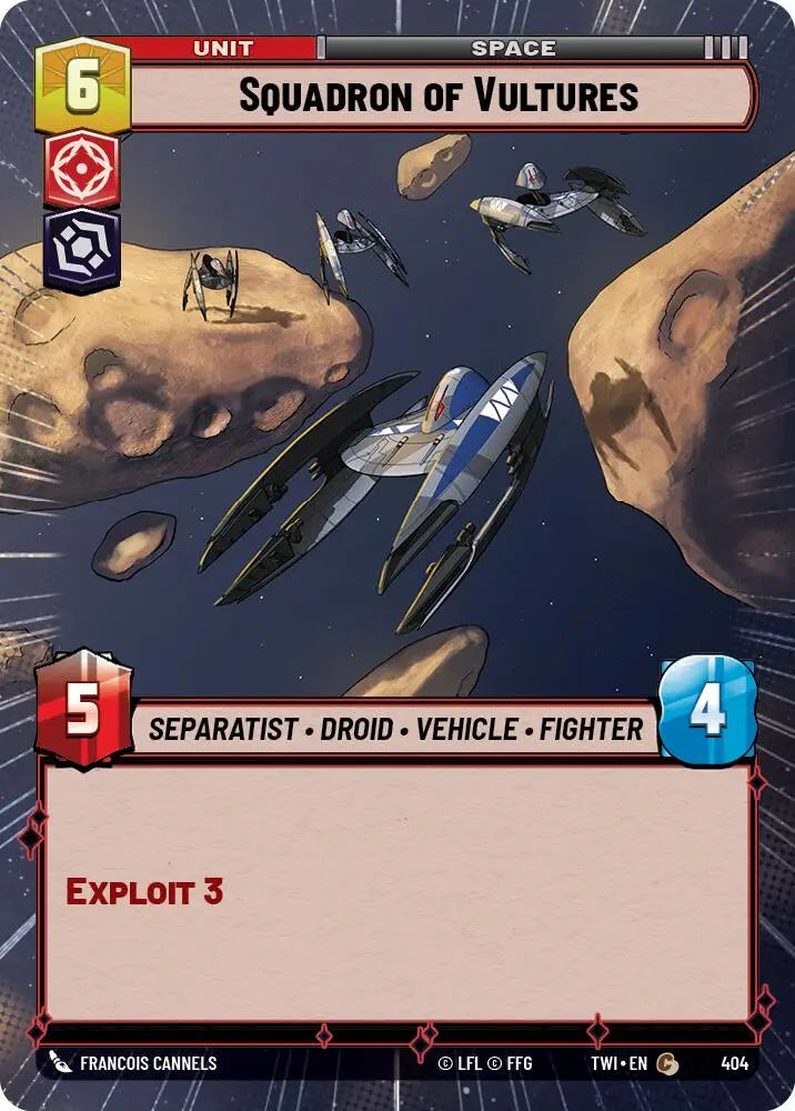 Squadron of Vultures (Hyperspace) (404) [Twilight of the Republic] - Star Wars: Unlimited Single