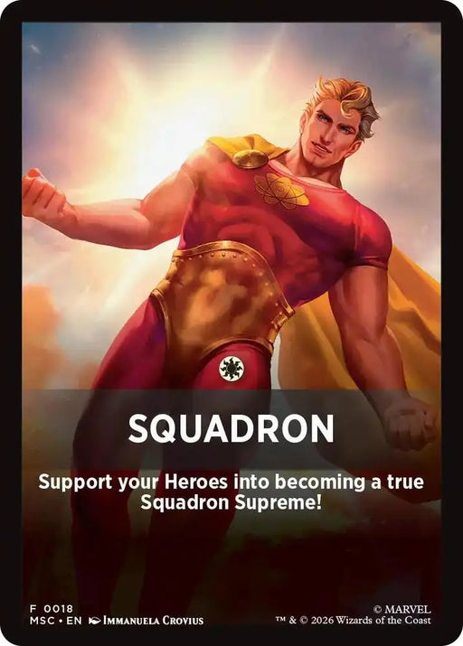 Squandron Theme Card (18) [Marvel Super Heroes Commander]
