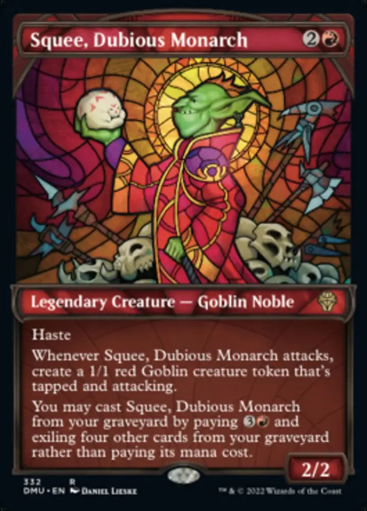 Squee Dubious Monarch (Showcase Textured) [Dominaria United] - MTG Single