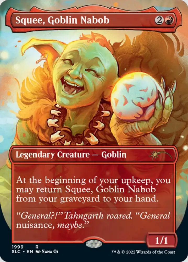 Squee Goblin Nabob (Borderless) [Secret Lair 30th Anniversary Countdown Kit] - MTG Single